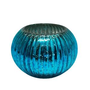 Hot Selling Designer round <b>Glass</b> Votive Holder Candle Jar 2-Color (White and Silver) Handicrafts for Christmas for Decorations - Product Image 5