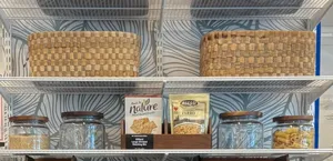 Set of 2 checkered <b>baskets</b> made of seagrass and water hyacinth Handmade <b>Storage</b> <b>Basket</b> Wholesale eco-friendly Made in Vietnam - Product Image 5