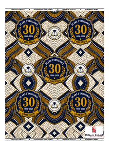 Custom African Wax Print Fabric Manufacturer School Anniversary Convention Uniform Celebration Fundraising <b>Textile</b> Supplier - Product Image 1