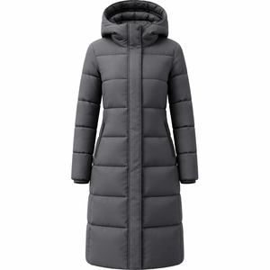 Chaqueta Larga Acolchada para Mujer al por Mayor - Opciones OEM de Proveedor Directo del Fabricante - Product Image 1