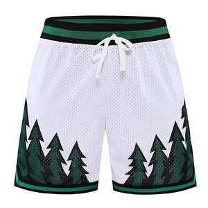 Pantalones Cortos Deportivos Ligeros de Malla Transpirable para Hombre, Doble Capa, con Cordón Ajustable en la Cintura, Logotipo Personalizado, Ropa Deportiva para Gimnasio - Product Image 1