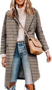 Manteau long ample et élégant en laine, personnalisable, pour l'automne et l'hiver, idéal pour le travail, respirant, vente en gros - Product Image 2