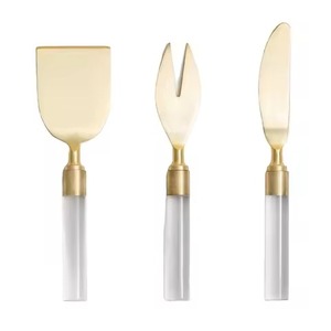 Juego de Cuchillos para Queso de Lujo, Utensilios de Cocina de Acero Inoxidable para Cortar Queso, Kit de Preparación de Alimentos - Product Image 5