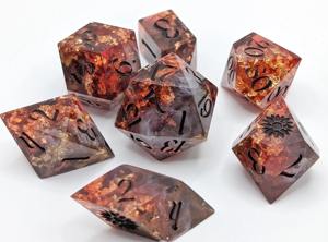 Jeu de dés en résine pour RPG de table, polyédriques, universels, pour jeux professionnels de D&D, équipement de jeu en gros - Product Image 2