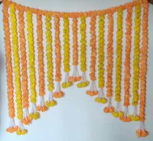 Adorno de Pared de Plástico Hecho a Mano con Diseños Intrincados de Art Deco para Decoraciones de Eventos Culturales, Bodas y Diwali - Product Image 4