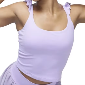 Débardeur court tendance pour femme, coupe ajustée, idéal pour l'été, style décontracté, basique mais de haute qualité, vente en gros - Product Image 1