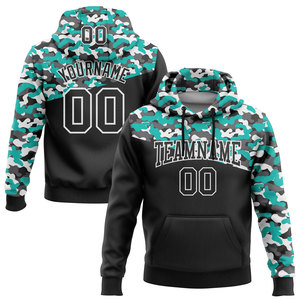 Custom Camouflage Unisex Fleece 300g Hoodie 100% Polyester Sublimation Print Breathable Casual Winter Wear Regular Fit Pocket - Product Image 2