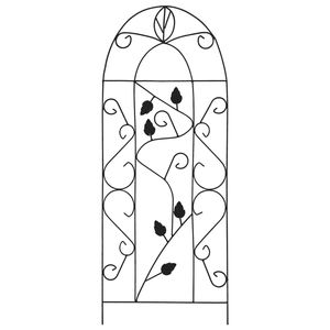 Set di 3 Supporti Decorativi Medi in Ferro Nero per Piante, per Recinzioni, Tralicci e Cancelli - Product Image 4