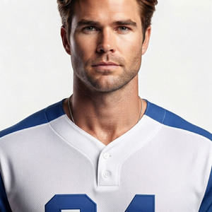 Manufacturer Custom Printed Front Baseball Uniform Adult Sports Teamwear Button-Down Athletic Design Half Sleeve Neck - Product Image 5