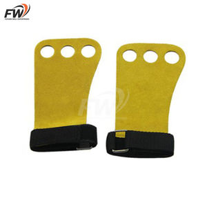 Protège-mains en cuir rembourrés de haute qualité pour la musculation, avec sangles de maintien pour les poignets, équipement de gym - Product Image 6