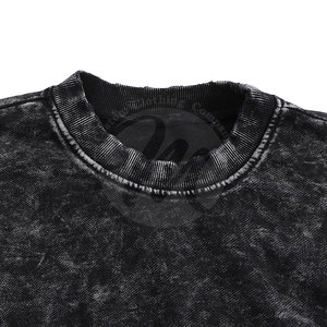 Sudadera de Hombre de Alta Calidad, Transpirable, con Lavado Ácido, Ropa Casual, 100% Algodón, Sudadera de Hombre con Lavado Ácido para Venta en Línea - Product Image 4
