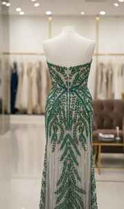 Premium Quality Party Wear <b>Embroidered</b> Gown for Ladies with Modern Design and Comfortable Fit Available for Sale - Product Image 5