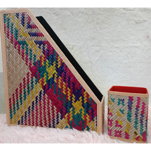 Caja Organizadora de Archivos y Documentos Shetal Pati (Sitol Pati) para Oficina y Hogar, Ecológica, Hecha a Mano, Biodegradable y Duradera - Product Image 1