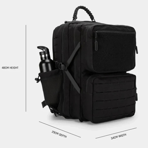 Custom-Made Fashion Waterproof Anti-Theft Tactical <b>Training</b> <b>Backpack</b> Durable Breathable Corduroy Lining Unisex Zipper Outdoor - Product Image 2