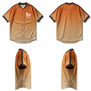 Camiseta de Béisbol Sublimada Personalizada, Impresión a Todo Color, Tejido de Malla Transpirable y Resistente, Uniformes Deportivos para Hombre - Product Image 6