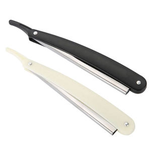 Afeitadora manual profesional de acero inoxidable, navaja de afeitar afilada, plegable, con cuchilla de seguridad. - Product Image 4