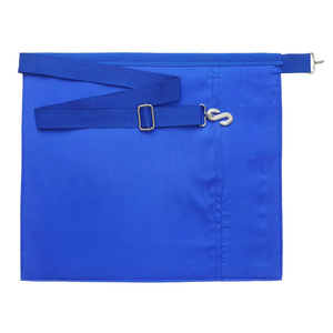 Tablier de Maître Maçon de Loge Bleue en Cuir Écologique Durable, Brodé sur Mesure, Forme Carrée, Taille Personnalisée, Vente en Gros - Product Image 2