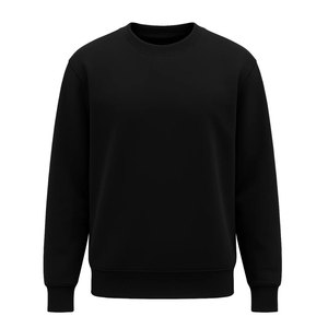 Sweat-shirt en molleton de coton ultra-épais pour homme, sweat-shirt à col rond en molleton pour hommes corpulents - Product Image 1