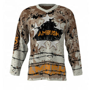 Jersey de Hockey sobre Hielo Personalizado Profesional con Logotipo Bordado y Sublimado para Equipos Juveniles - Product Image 5