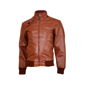Blouson en cuir véritable tendance 2026 pour homme, imperméable, respirant, anti-UV, style moto et motard, fabricant et fournisseur - Product Image 1