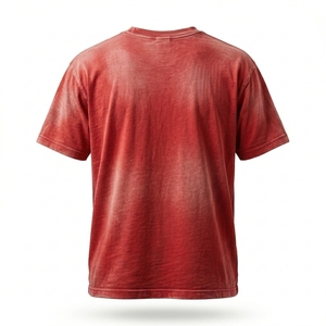 เสื้อยืดวินเทจผู้ชาย คอตตอน คอกลม แขนสั้น สไตล์ลำลอง สตรีทแวร์ รับสกรีนโลโก้ - Product Image 2