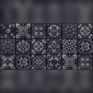 Elegantes Azulejos de Cerámica Esmaltada de Aspecto Antiguo en Gris Oscuro para Cocina, Baño, Paredes y Pisos, Porcelana Sin Esmaltar - Product Image 6