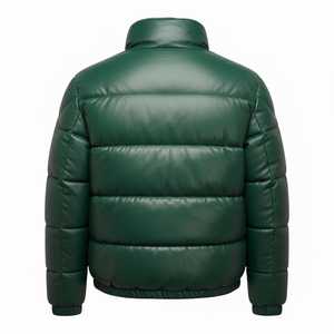 Veste en cuir de mouton doux et isolé de qualité supérieure, conçue pour l'hiver, offrant une chaleur fiable, un design épuré et un confort optimal. - Product Image 2