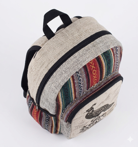 Handmade Himalayan <b>Hemp</b> <b>Backpack</b> Danfe Design Lightweight Eco-Friendly College Gift OEM Bulk - Product Image 3