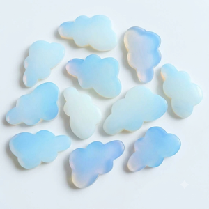 Cristal de opalita tallado en forma de nube, piedra preciosa, cristal de nube, decoración para el hogar, mayorista de cristales tallados en forma de nube - Product Image 6