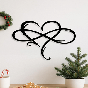 CIFbuy Decorazione da Parete in Ferro a Forma di Cuore, Design Geometrico Minimalista per Soggiorno e Camera da Letto, Servizio di Ritiro Disponibile - Product Image 1