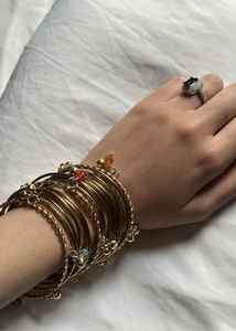 Dernière collection de bracelets Kasmiri Churiyan faits à la main pour femmes, perles, design géométrique tendance, couleurs et tailles personnalisables, velours - Product Image 2