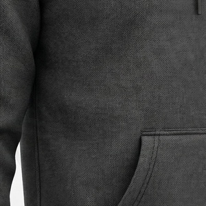 Sudadera Clásica Urbana Personalizada con Estampado y Bordado, de Algodón Teñido Liso, Corte Holgado, Colección Juvenil Ecológica - Product Image 5