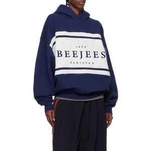 Sudadera con Capucha Extra Grande Premium, Personalizable con Logotipo, Estilo Casual Urbano, Algodón Grueso, Felpa Suave, Corte Holgado - Product Image 4