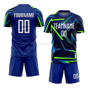 ชุดฟุตบอลพิมพ์ลายซับลิเมชั่นแบบแห้งเร็วพร้อมโลโก้สั่งทำพิเศษ แขนสั้น คุณภาพสูง ราคาขายส่ง 2025/26 - Product Image 5