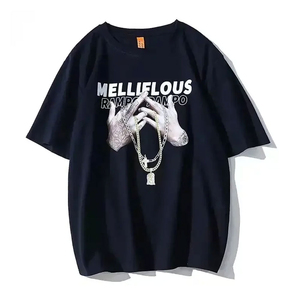 T-shirts tendance à motifs imprimés intégraux, effet délavé à l'acide, nouvelle collection, faible MOQ, coupe oversize, meilleure qualité, pour hommes - Product Image 3