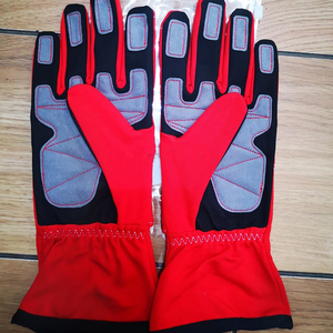 Gants de course demi-doigts en tissu antidérapant, compatibles écran tactile, design à emboîtement, unisexe, pour usage extérieur et équitation - Product Image 6