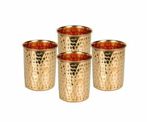 New Arrival Pure Copper Water <b>Tumbler</b> <b>Set</b> Premium Drinking <b>Glass</b> For Ayurveda Kitchen Hotel Dining Gift <b>Set</b> - Product Image 4