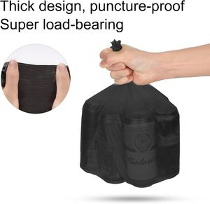 ถุงขยะแบบมีเชือกผูกและถุงใส่ขยะชนิด PE รีไซเคิลได้ ใช้แล้วทิ้ง ซักล้างได้ พิมพ์ลายได้ ปรับแต่งขนาด/ความจุได้ - Product Image 3