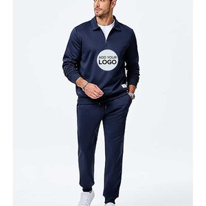 <b>Razers</b> Impex 100% Cotton Winter Casual Breathable Woven Knitted French Terry Flared Zip-Up Tracksuit Set <b>for</b> <b>Men</b> - Product Image 1