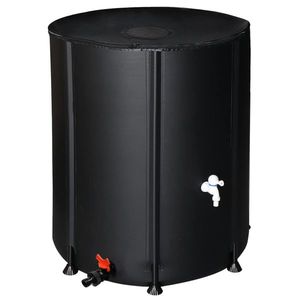 Serbatoio Pieghevole Nero da 132 Galloni per Raccolta Acqua Piovana, Accessori da Giardino - Product Image 2