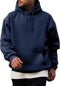 Sudadera con Capucha Personalizada Bordada para Hombre, de Poliéster/Algodón, Cuello en V, Deportiva, Corte Regular, Impermeable, Cortavientos, de Secado Rápido y Ecológica - Product Image 5