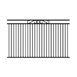 Panneaux de clôture décoratifs en métal à boucles supérieures pour jardin, vente en gros au meilleur prix - Product Image 4