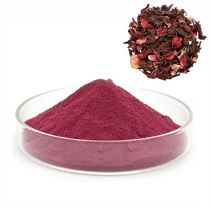 Poudre d'hibiscus de qualité supérieure OEM ODM pour la croissance des cheveux et l'éclat de la peau, 100% pure, poudre de fleurs d'hibiscus séchées, sans produits chimiques, poudre à base de plantes - Product Image 1