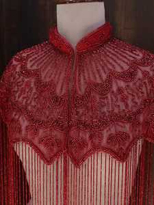 Decorative <b>Beaded</b> Embroidery <b>Top</b> With Premium Craft Style Handmade Seed Beads <b>Top</b> With Classic Embroidery Design - Product Image 6