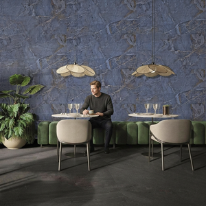 Carreaux de porcelaine émaillée Vistaar Fantasy Blue 800x1600mm, épaisseur 10mm, finition pierre bleue pour piscine, projet international - Product Image 5