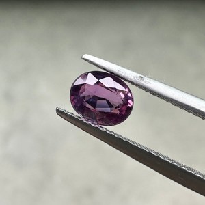 Saphir violet naturel, taille ovale, pierre précieuse non montée, facettée, certifiée IGI, 250 grammes, pour la fabrication de bijoux, bague, pendentif, vente en gros - Product Image 4