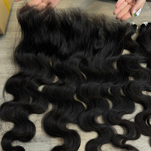 Extensions de cheveux ondulés pour la confection de perruques avec closure, qualité Super Double Drawn, cheveux vietnamiens de haute qualité, très demandés, cheveux humains - Product Image 1