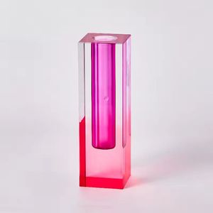 Premium Transparent Acrylic Flower <b>Vase</b> For Wedding Centerpiece Decoration And Contemporary Home Styling Use - Product Image 2