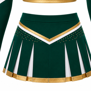 Conjunto de Uniforme de Animadora de Campeonato, Costuras Premium, Personalización Completa, Servicio OEM, 100% Poliéster, Sublimación Profesional - Product Image 4