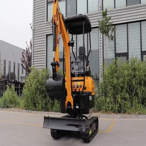 Mini-excavatrice robuste HT10 pour travaux agricoles, aménagement paysager, construction et terrassement dans les espaces restreints, avec une forte performance sur chenilles. - Product Image 1